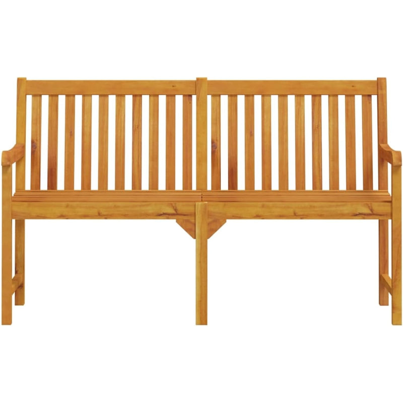 Solid Acacia Wood Patio Bench
