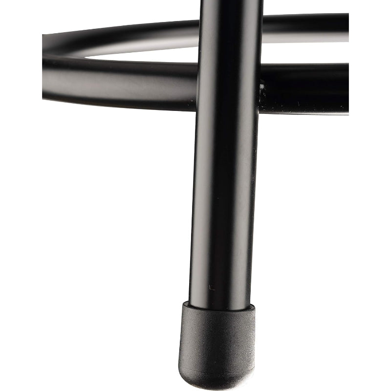 Black Steel Backless Counter Stools Set of 2, 24"