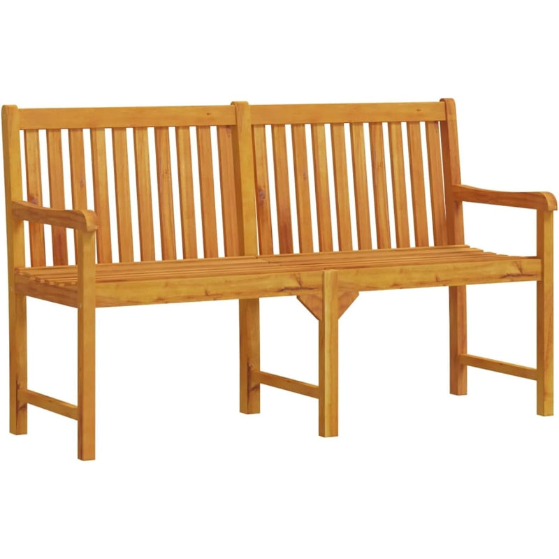 Solid Acacia Wood Patio Bench