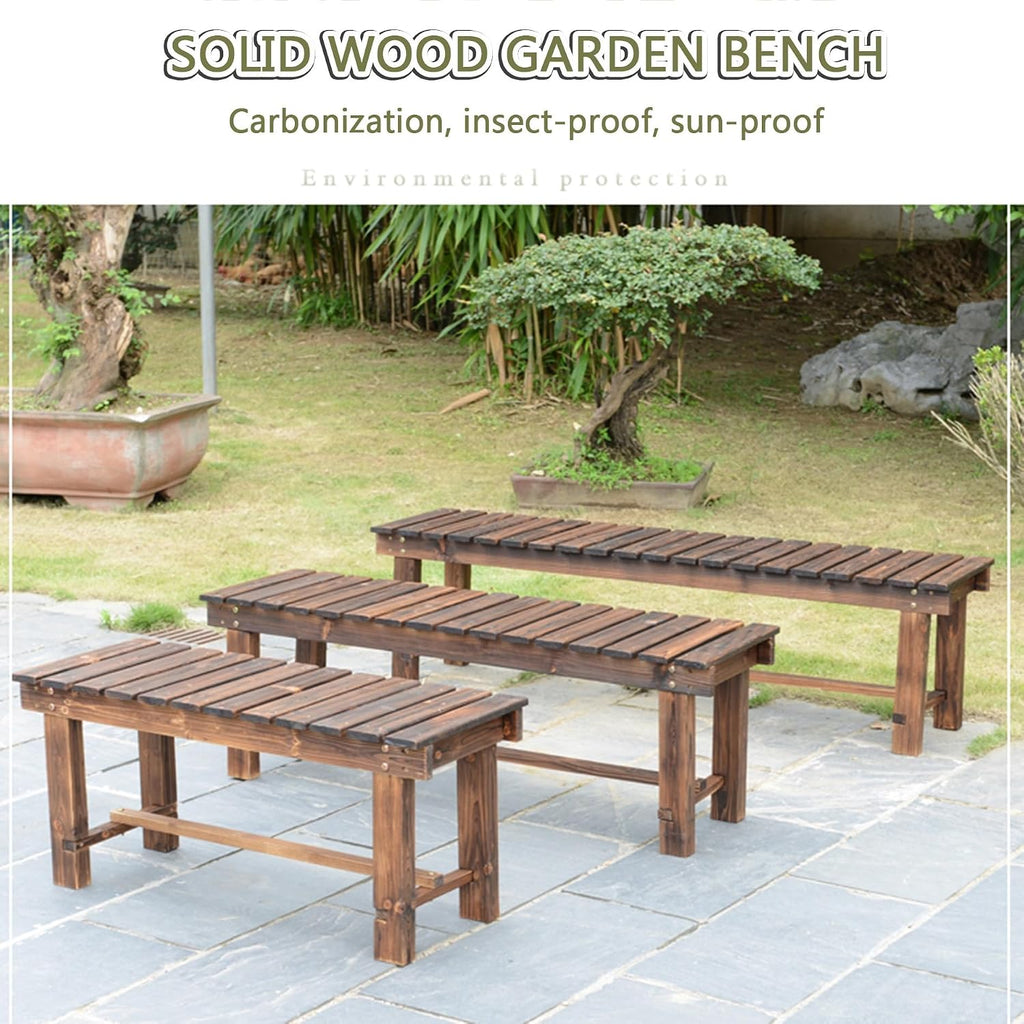 Wooden Indoor & Outdoor Bench, 59"