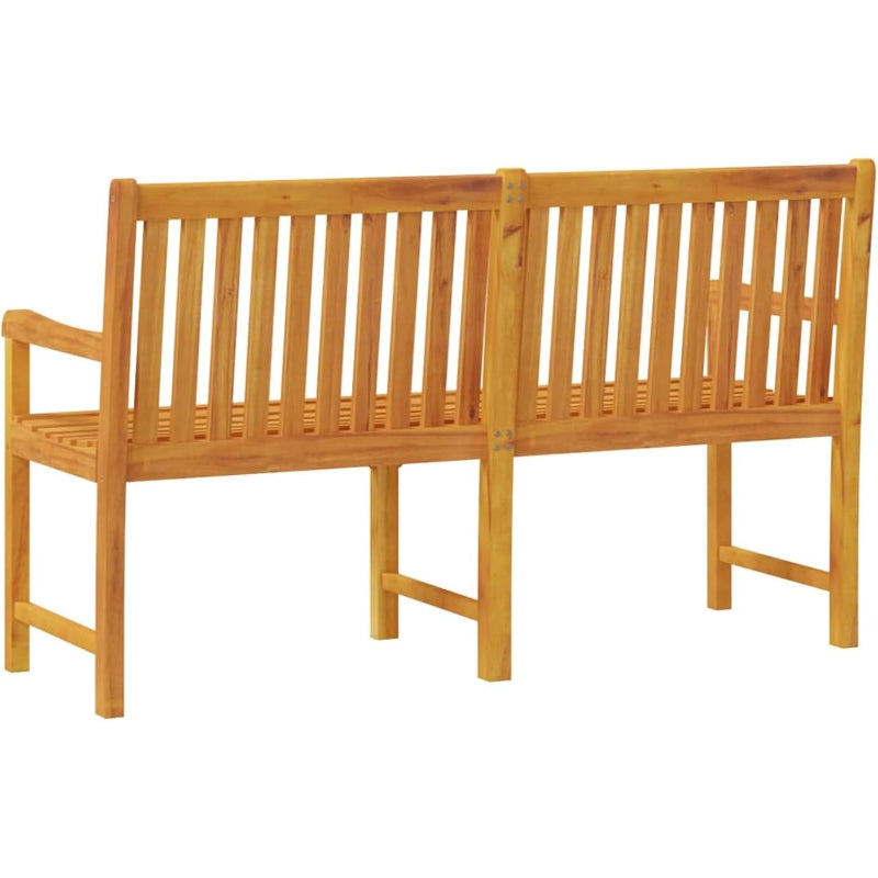 Solid Acacia Wood Patio Bench