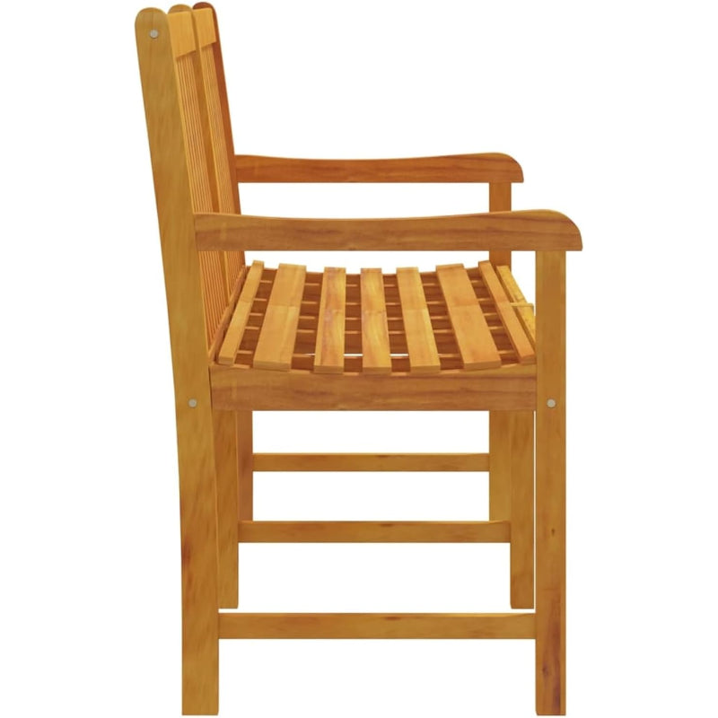 Solid Acacia Wood Patio Bench